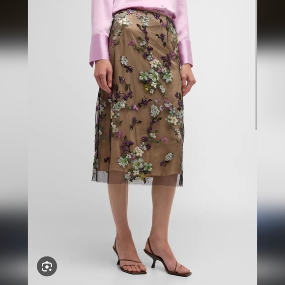 Vince Dresses & Skirts - Vince Begonia Sequin Overlay Skirt